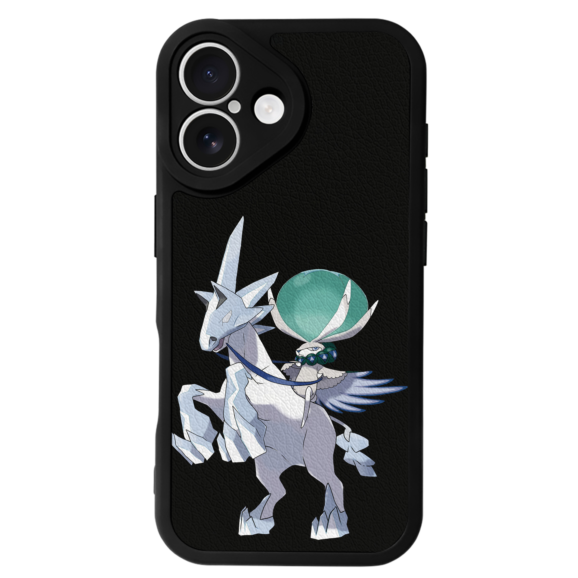 （画像用） ポケットモンスター Pokémon 【iPhone 16シリーズ対応】シリコンスマホケース（レザー調） 材質：シリコン